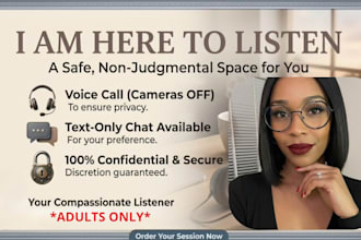 offer empathetic listening and supportive conversation