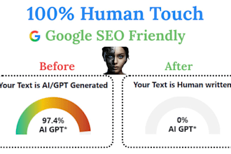 edit, rewrite, and humanize ai content for google SEO