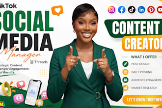 social media marketing manager social media content creator social media manager