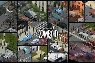 mod minecraft, 7 days to die, project zomboid, and scum with custom mods asset