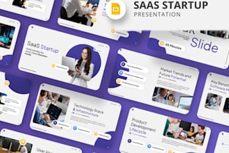 create investor ready pitch deck design for saas startup funding presentations