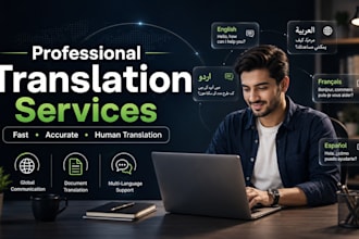 provide quick turnaround english to urdu translation