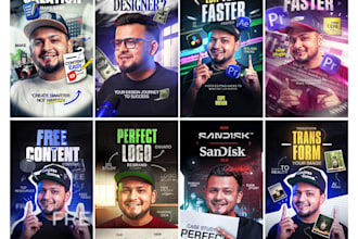design beautiful modern thumbnails
