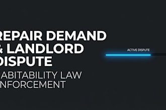draft a formal demand letter to your landlord for repairs or disputes