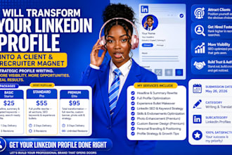 write a linkedin profile that makes decision makers come to you