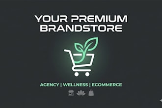 build a professional website with brandstore love nature, agency, wellness theme