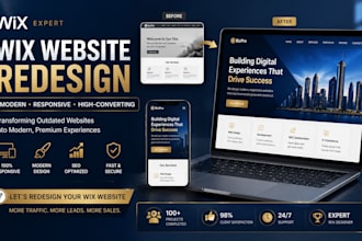 redesign revamp and modernize your wix website