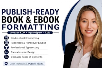 do kdp paperback formatting, ebook typesetting canva book interior design