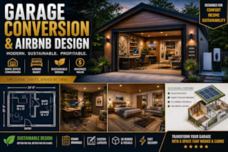 design home office garage conversion and sustainable garage layout airbnb garage