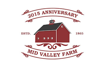 design thrilling mid valley farm logo