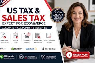 file US tax returns form 1040 1065 1120 5472 and ecommerce sales tax filing