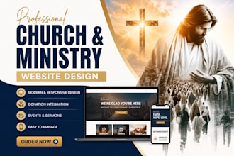 design author website, church website, ministry, christian and donation website