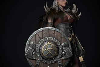 create a 3d game ready character