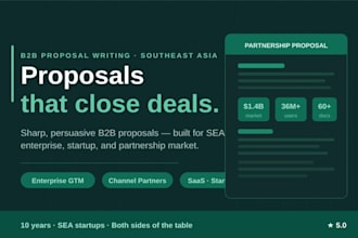 write a business plan for your startup or sme