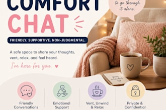 send daily supportive and comforting voice notes