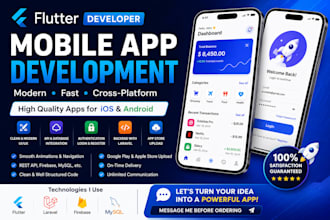 build a crossplatform mobile app with flutter
