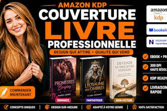 créer une couverture de livre pour votre roman romance, fantaisie ou non fiction