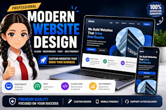 develop a responsive front end landing page in react or html