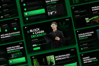 design strategic sales deck presentation corporate business profile on canva