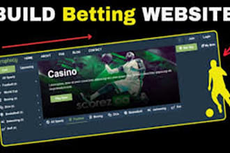 develop gamble website, sport app, crypto bet app, website