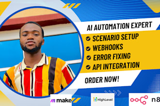 be your make com expert make com automation made com fix make com automation