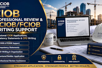 write your ciob professional review and chartered builder application