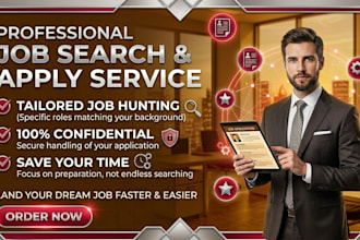 search and apply jobs professionally for remote and onsite