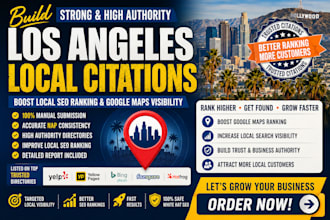 build strong los angeles local citations for SEO ranking