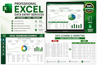 clean, format, merge, split excel data