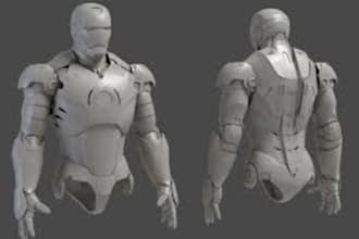3d cosplay creation wearable shoulder amor