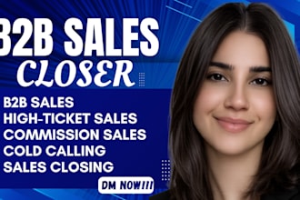 b2b sales closer commission based sales representative salesperson sdr sales