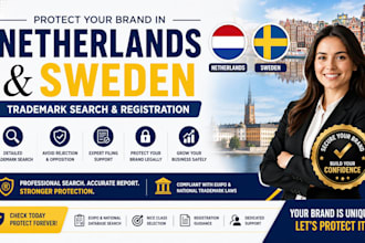 netherlands and sweden trademark search and registration