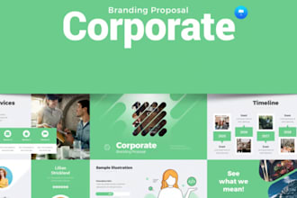 create corporate powerpoint design with visual storytelling strategy