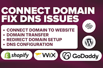connect domain to your website, or transfer domain, dns on cloudflare godaddy