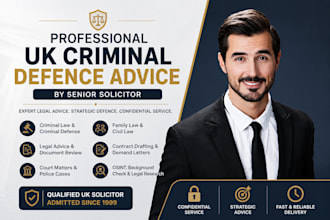 professional UK criminal defence advice by senior solicitor