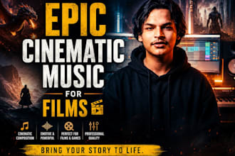 compose epic cinematic music for films and games