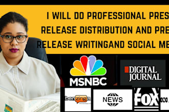 do press release distribution with social media marketing