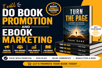 do book promotion and ebook marketing