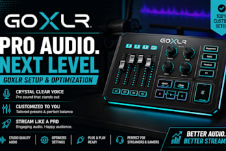 setup goxlr and obs audio for professional streaming
