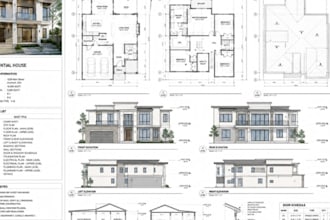 l full set architectural drawings