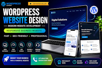 create, build, redesign and remodel wordpress websites