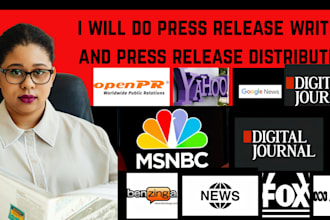 do press release writing and press release distribution