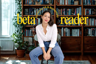 beta read your romance, ya or romantasy manuscript