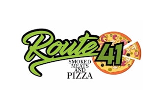design corporate BBQ pizza big logo