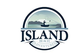 design surprising fishing adventures logo