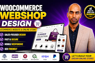 design woocommerce webshop, ecommerce website and wordpress online store