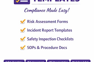 create health and safety templates for you