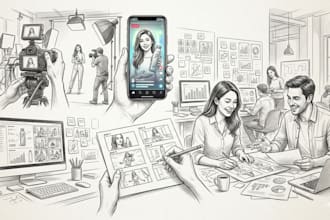 storyboard commercials and social media