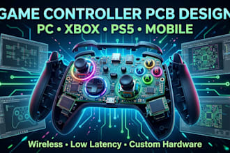 do professional game controller pcb design for PC xbox ps5 mobile
