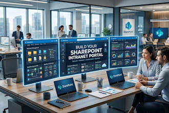 build private sharepoint intranet website portal for your company